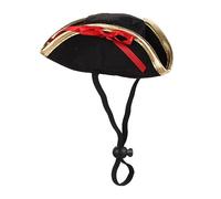 SEWOART Chapeau Pirate Décoratif pour Chat et Chien Accessoire Costume Halloween et Confortable Casquette Petite pour Animaux de Compagnie pour Photos et