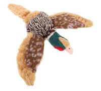 SEWOART Chien Couineur Peluche Sauvage Réaliste Interactif pour Chiots Petits et Moyens Compagnon Anti-Ennui avec Bruit de Faisan à Mâcher Résistant pour Animaux de Compagnie