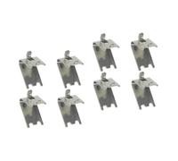 SEWOART Clip Etagere 8 Pièces Clips De Réfrigérateur Étagère En Acier Inoxydable Clips D'étagère Congélateur Échelle Clip De Support De Remplacement Cadre De Support Congélateur Stratifié