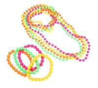 SEWOART Collier à Perles Festif 1 Set Plastique pour Mardi Gras