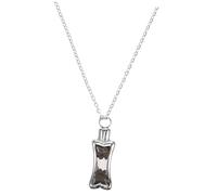 SEWOART Collier Pendentif Urne Pour Animal De Compagnie De Patte De Chien Collier Urne Pour Chien Bijoux Pour Cendres D'animaux Pendentif En Acier Inoxydable