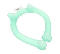 SEWOART collier rafraîchissant rechargeable serviettes rafraîchissantes pour le cou refroidissement bandana chaleur air cool de cou de glace refroidisseur de cou d'été PVC Light Green