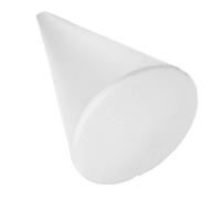 SEWOART Cône Mousse Polystyrène Blanc Réutilisable pour Décoration DIY Support Solide pour Projets Créatifs Fêtes et Ateliers Familiaux