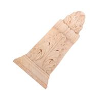 SEWOART Console D'angle en Bois Massif Sculpté 10x21x3 Cm, Style Européen Rustique, Décor Traditionnel pour Colonnes Romaines, Console Murale Décorative Intérieure/extérieure