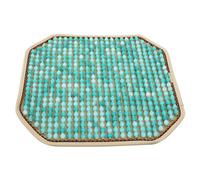 SEWOART Coussin En Perles De Bois Perlé Booster Housse De Siège De Voiture D'été Trousse Ceinture Cool Doublure Perles De Siège Housses De Siège De Voiture De Refroidissement Résine