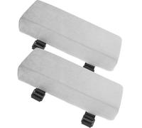 SEWOART Coussinets D’Accoudoirs de Chaise de Bureau en Mousse Haute Élasticité 5 CM D’Épaisseur Couleur Noir Classique Paire pour Soutien Ergonomique du Bras Adapté Fauteuil Roulant