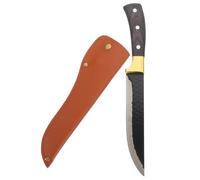 SEWOART Couteau à Désosser Professionnel 7 Pouces en Acier Inoxydable avec Manche Ergonomique et Étui en Cuir, Set Cuisine Coupe-viande Multifonction pour Boucherie et Préparation