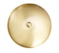 SEWOART Couvercle Laiton Doré Cendrier Style de Élégant en Usage Décoratif | Lid Compact, Surface à Prise, Remplacement Facile, Format Portable, Usage Patio et Intérieur