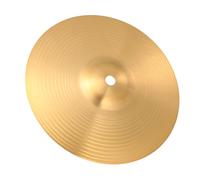 SEWOART Cymbale Haute Dureté Charleston en Laiton pour Batterie, Adulte, pour Instrument de Percussion et Débutants