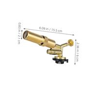 SEWOART de Cuisine Portable et Alliage Brûleur Réglable pour Barbecue Camping et Usage Domestique Allumage Rapide et