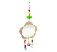SEWOART De Poule De Coq Moelleux Jouets D'Enrichissement De Poulet Thème en Peluche Balançoire pour Animaux De Compagnie pour Suspendre Un Miroir De Miroir De Poulet De Poulet