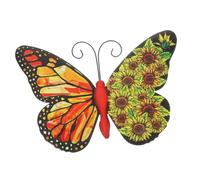 SEWOART Décoration Murale De Métal Décoration De Jardin Pour Clôture Ou Patio Sculpture Murale Suspendue Pour Intérieur Et Extérieur