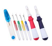 SEWOART Découseur Portable 7 Pièces pour Couture et Loisirs Créatifs Outil Coupe-Fil Ergonomique Lame Précise pour Fils Délicats et Travaux de Couture à Domicile