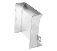 SEWOART Déversoir de Cascade en Acier Inoxydable 10 X 10 Cm pour Bassin de Jardin, Sortie d'eau Extérieure Résistante aux Intempéries, Accessoire pour Fontaine et Cascade Décorative