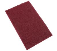 SEWOART Disque de Ponçage Multi-Usage en Nylon Rouge Plateau de Ponçage Portable pour Corps en Céramique Tampon Abrasif Solide pour Poterie et Artisanat Outil de Polissage Pratique