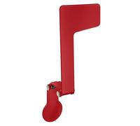 SEWOART Drapeau pour Boîte aux Lettres en Acier Inoxydable Rouge, Résistant la Rouille Uv, Accessoire Pliable pour Boîte aux Lettres Extérieure de Jardin