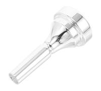 SEWOART Embouchure de Cornet si Bémol Laiton Plaqué Argent pour Débutants et Professionnels Accessoire de Musique Métal Modèle Applicable aux Instruments à Vent Cuivrés Couleur Aléatoire