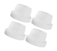 SEWOART Embouts en Caoutchouc pour Échelle de Piscine 4 Pièces Bouchons de Piscine 1,9 Pouces Pare-Chocs Tubulaires Solide Protection Dommages Creusée Compatibles Tubes Standard