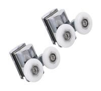SEWOART Ensemble De 2 Roulettes Pour Porte De Coulissante Roulettes Pour Porte De Coulissante En Verre Poulie De Salle De Bain