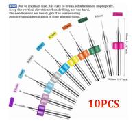 SEWOART Ensemble de Mini Forets Manuels 76 Pièces Mandrin Réglable Poignée Bleue Antidérapante Forets Hélicoïdaux 03-12 MM et 40 Clous en Laiton pour Travail du Bois Modélisme et