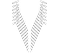 SEWOART Épingles en T pour Perruques 51 MM - 100 Pièces - Aiguilles Droites en Acier Inoxydable - Maintien Sécurisé pour Coiffage et Confection - Usage Professionnel et Loisirs Créatifs