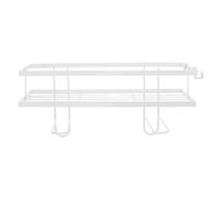 SEWOART Étagère de Rangement Murale pour Toilettes en Fer Blanc Support Compact Simple Couche Organisateur de Salle de Bain Pratique pour Optimiser L’Espace pour Toilettes et Petites