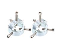 SEWOART Extracteur de Roue à Vent en Acier Argenté, Outil Manuel 2pcs pour Démontage Rapide Roue de Ventilateur de Hotte Cuisine, Usage Polyvalent