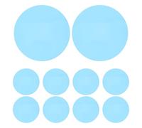 SEWOART Film Adhésif Correcteur de Couleur pour Éclairage Led, 10 Feuilles Autocollantes 12 Cm Bleu Océan, Diffuseur de Lumière Chaude pour Plafonnier et Lampe D’ambiance,