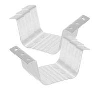 SEWOART Fixations pour Descente de Gouttière Carrée 60X80 MM Lot de 6 set de Clips de Fixation et Colliers de Serrage en Acier Résistants Sangles D’Adaptation pour Système de Tuyaux de