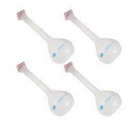 SEWOART Flacons Volumétriques pour Applications Industrielles et Analyses Chimiques Lot de 4 250ml en Pp avec Bouchon Étanche Résistant Haute Température de Laboratoire