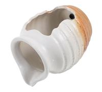 SEWOART Fontaine Pot Céramique Mini sans Pompe Jarre Écologique pour Bassin à Poissons Décoration de Jardin avec Cascade Naturelle Système de Circulation Eau Silencieux pour Intérieur et