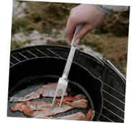 SEWOART Fourchettes Barbecue Acier Inoxydable Miroir Poli Fourchette Viande à Long Manche pour Service et Découpe pour Cuisine Buffet et Barbecue