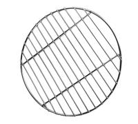 SEWOART Grille à Barbecue Ronde 22 Cm en Acier Inoxydable Filet Simple pour Barbecue Extérieur Tapis de Grille Multifonction Compatible Charbon Gaz Électrique