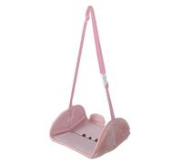 SEWOART Hamac de Pied Réglable pour Voiture avec Design Lapin Rose Support Antidérapant pour Siège Arrière Accessoire Confort Voyage Long Voiture Suv Camion et Avion