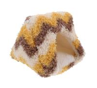 SEWOART Hamster Winter Bed Soft Fleece Warm Nest Portable Pet Hideout House for Small Animals Indoor and Travel Use