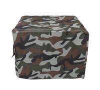 SEWOART Housse de Protection Étanche pour Groupe Électrogène Extérieur 51x36x42 Cm Camouflage, Abri Respirant avec Maille Ventilée, Protection Pluie et Vent pour Camping et Travaux
