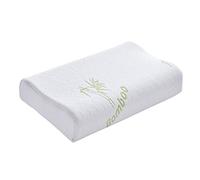 SEWOART Housse Oreiller Ergonomique Cervical en Fibre De Bambou Respirante 40X60 Cm pour Oreiller MéMoire De Forme Confortable Et Hypoallergénique