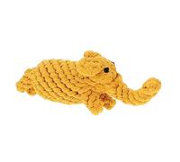 SEWOART Jouet à mâcher pour Chien Jouet de Dentition pour Animaux de Compagnie Fait à la Main Jouets pour Chiens pour Le contrôle du tartre Motif éléphant