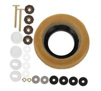 SEWOART Kit de Joint de Toilette avec Bride Anneau Étanchéité Fuite pour Cuvette Wc Accessoire de Remplacement pour Chasse Eau et Installation Sécurisée