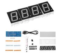 SEWOART Kit d'Horloge Numérique LED DIY à Puce Unique Scm Boîtier Bleu Kit Électronique Compact pour Bricolage Éducatif d'Horloge Programmable sans Pile Apprentissage et Expérimentation