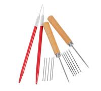 SEWOART Kit Outils de Reracinement de Cheveux pour Poupées Aiguilles Professionnelles et Poinçons Bois Accessoires DIY pour Implantation de Perruques Compatible Têtes Vinyle et Bjd