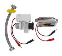 SEWOART Kit Vanne de Chasse D'eau Urinoir Intelligente à Capteur Automatique, Électrovanne Abs Panneau A, Faible Consommation D'énergie, Remplacement Dispositif Chasse D'eau Urinaire