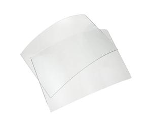 SEWOART Lentille de Remplacement en Verre pour Casque de Sablage, 2pcs, Haute Transparence, Résistante à L'usure, pour Protection Peinture en Milieu Industriel