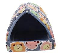 SEWOART Lit pour Hamster Chaud Et Confortable en Coton Doux, Nid Isolant XL 19x18 Cm, Maison D’Hiver pour Petits Animaux De Compagnie Tels Que Cochons D’Inde Et Hamsters