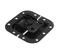 SEWOART Loquet à Ressort Chromé Petit Modèle en Alliage D’Aluminium avec Nez de Verrouillage Noir pour Valise de Transport Flight Case et Boîte en Bois - Accessoire de Quincaillerie