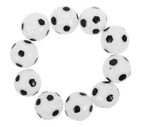 SEWOART Lot de 10 Breloques Ballon de Foot en Résine 3d pour Fabrication de Bracelets et Colliers, Léger Supporter la Coupe du Monde