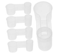 SEWOART Lot de 10 Mangeoires À Eau À Double Port pour Oiseaux Déflecteur Automatique en Plastique pour Zoos Et Maisons