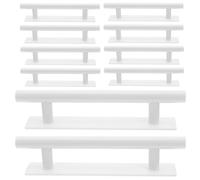 SEWOART Lot de 10 Poignées Auto-adhésives Blanches pour Tiroirs et Armoires, sans Perçage, Design Moderne, Faciles à Installer, Adaptées pour Meubles Cuisine et Rangement Multifonctionnel