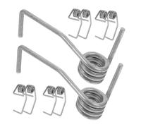 SEWOART Lot De 10 Ressorts De Rechange Pour Porte De Réfrigérateur Pour Porte De Congélateur Pour Française Argentés