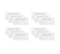 SEWOART Lot de 12 Registres de Chèques Vierges Format Portable Papier Résistant sans Déchirure Registre de Transactions Grand Format pour Compte Personnel et Suivi Financier Bancaire